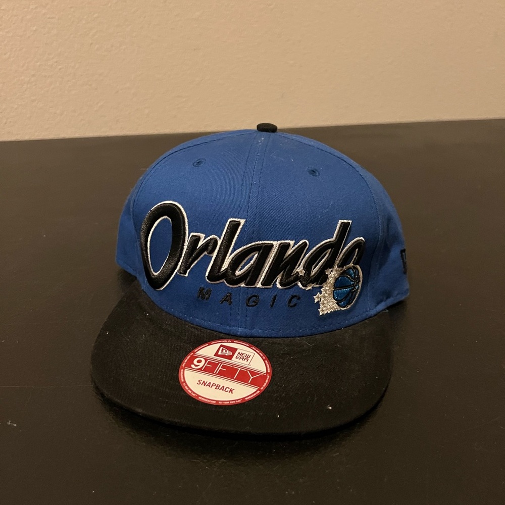 Orlando Magic Blue and Black Snapback Hat